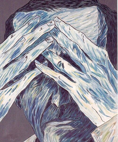 Portre, tuval üzerine yağlı boya, 70x50 cm, 1994