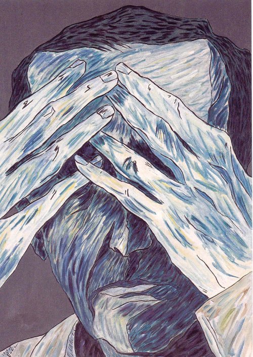 Portre, tuval üzerine yağlı boya, 70x50 cm, 1994